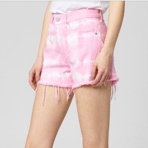 Blank NYC Barrow Vintage High Rise Tie Dye Shorts Size 26 Small